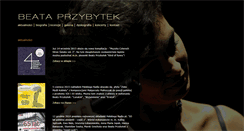 Desktop Screenshot of beataprzybytek.pl